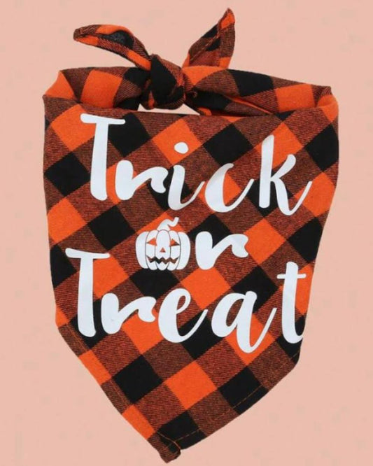 Halloween Trick or Treat Dog Bandana