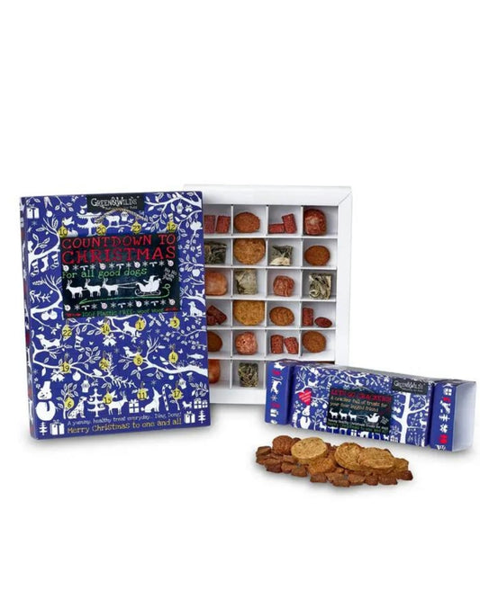 Dog Treats Advent Calendar plus Christmas Cracker