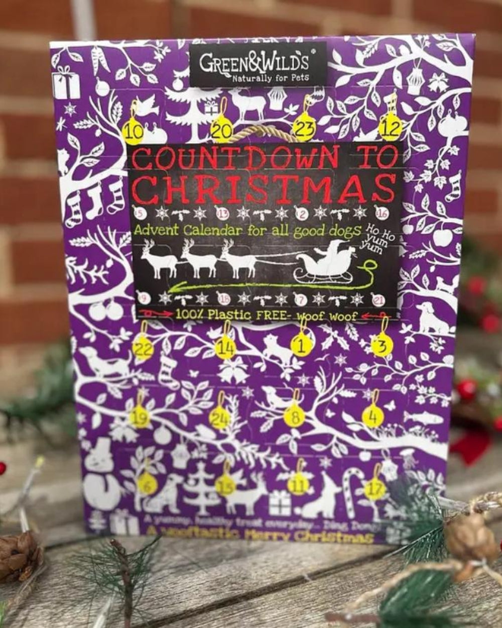 Dog Treats Advent Calendar plus Christmas Cracker
