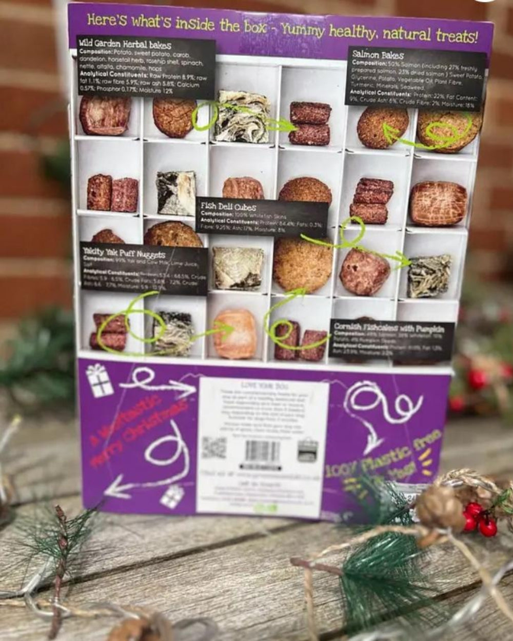 Dog Treats Advent Calendar plus Christmas Cracker