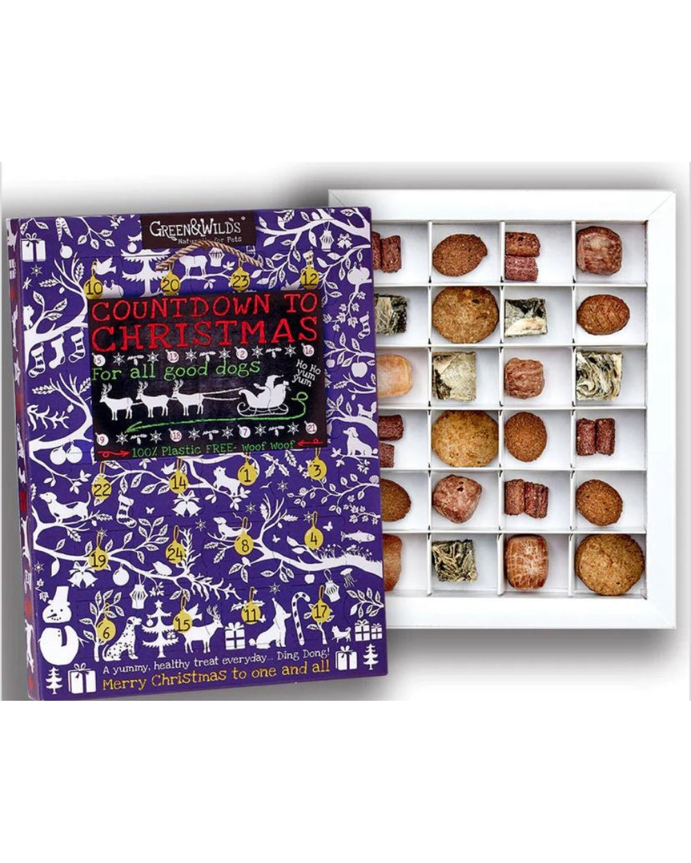 Dog Treats Advent Calendar plus Christmas Cracker