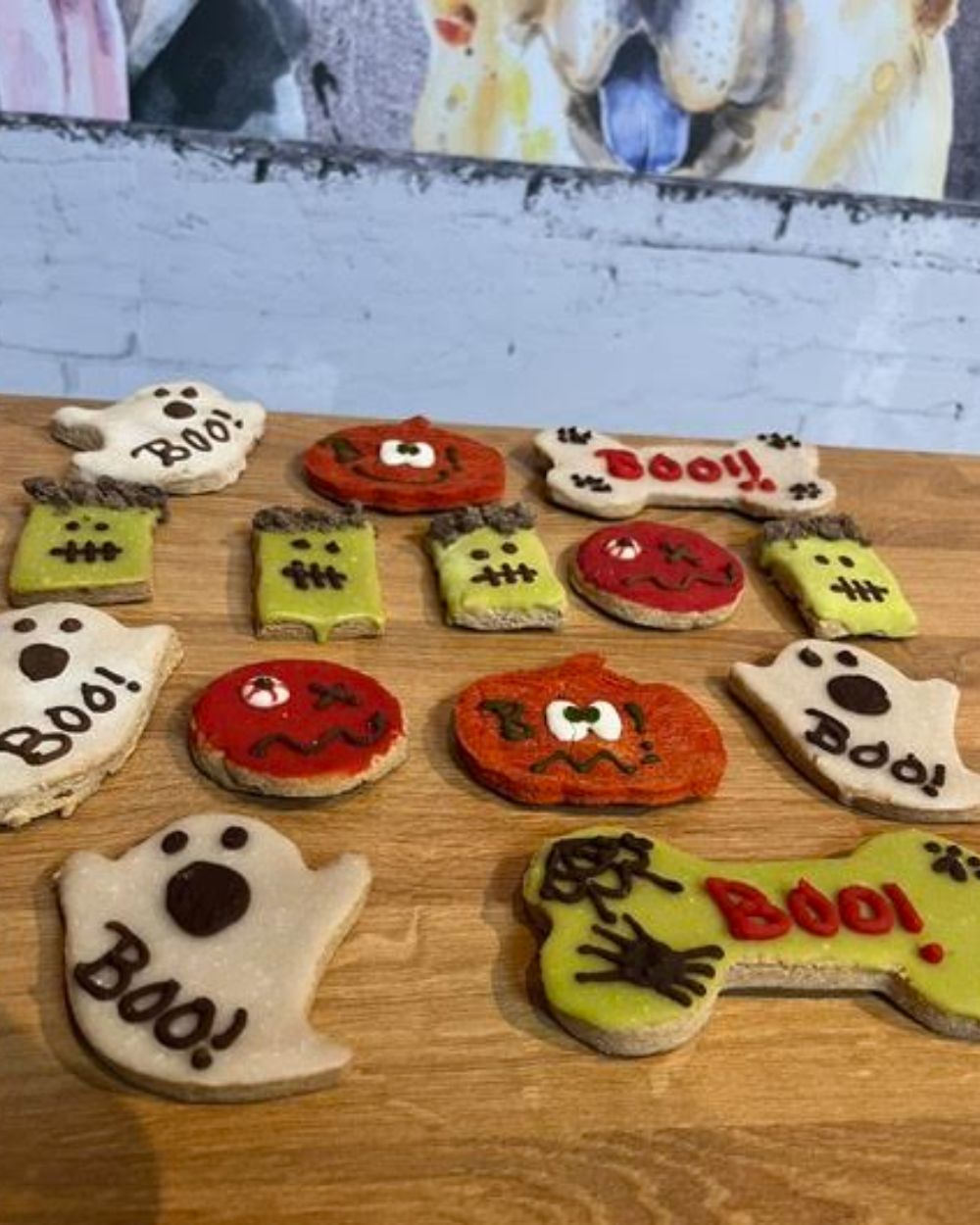 Halloween All Natural Dog Treats with Big Bone Large Variety Pack