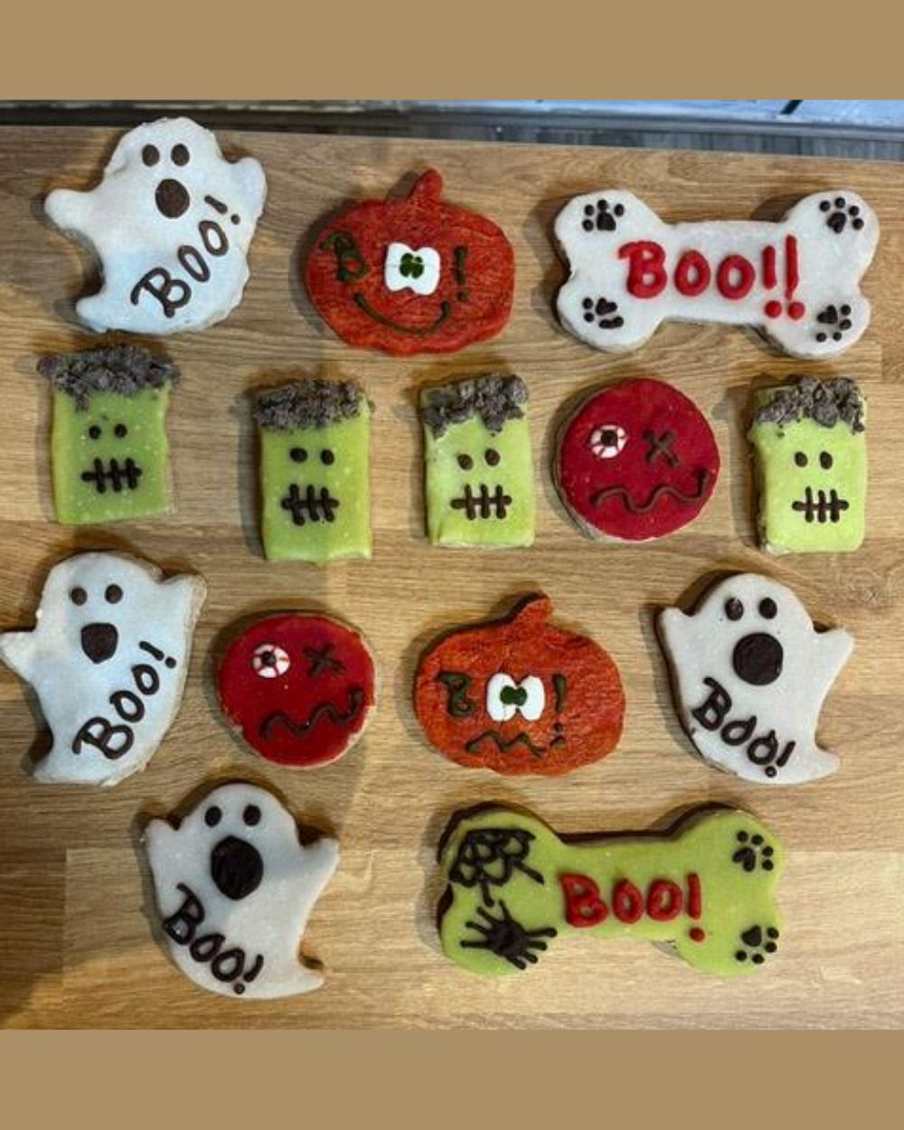 Halloween All Natural Dog Treats with Big Bone Large Variety Pack