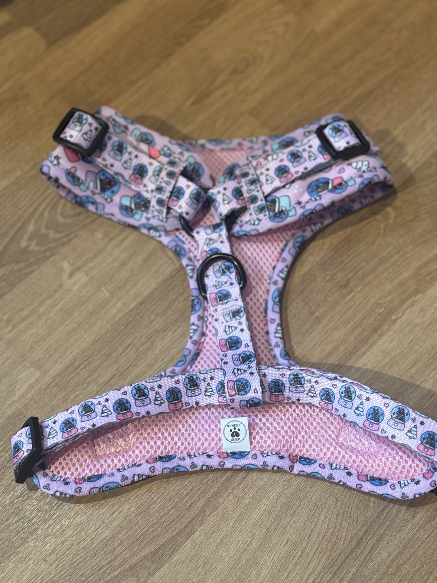 Merry Woofmas Adjustable Dog Harness