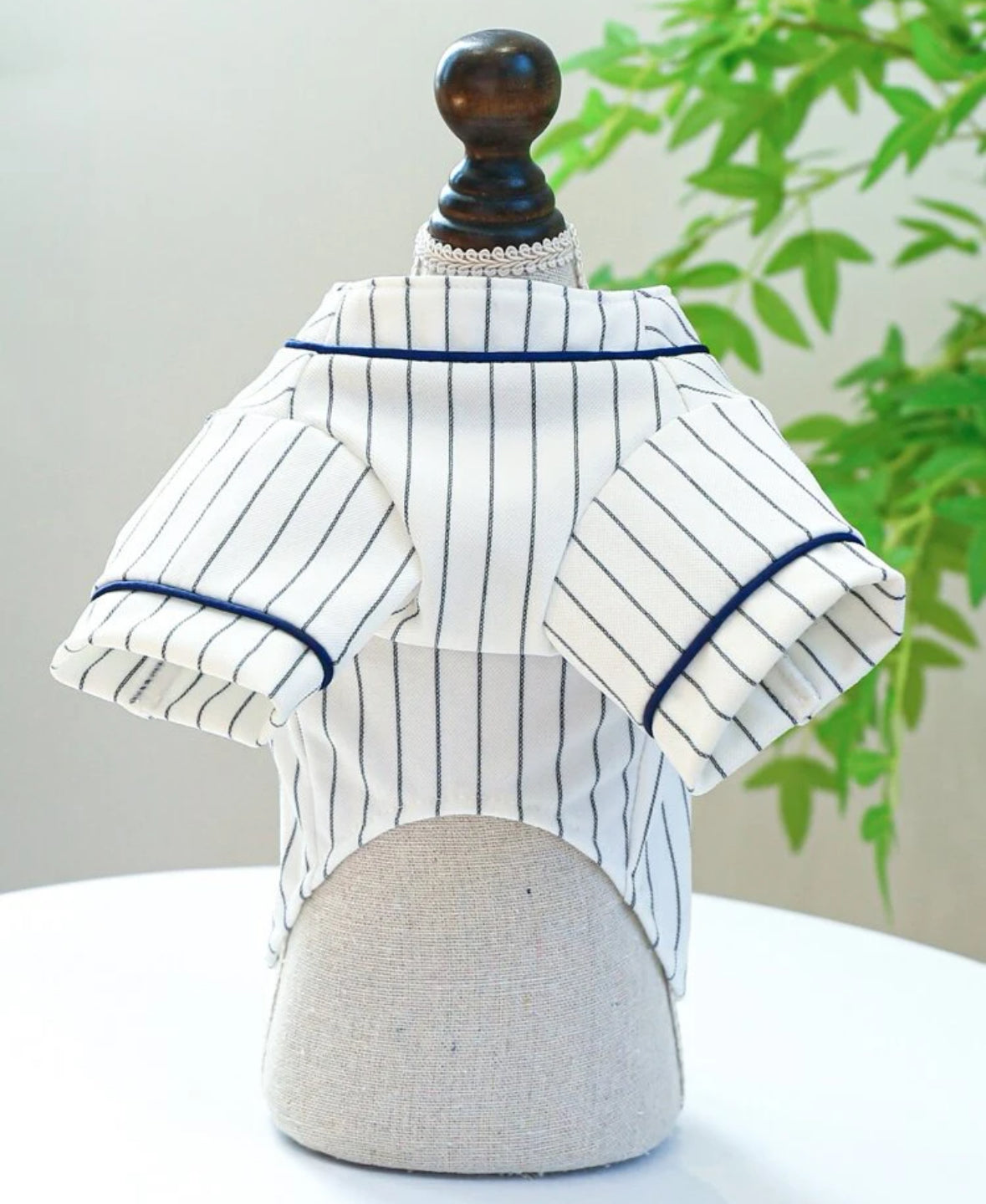 Clothes Stripe Dog Baseball Shirt, Suitable For Dogs And Cats