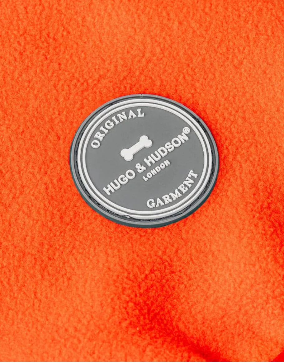 Outdoor Fleece Dog Jacket - Orange or Green