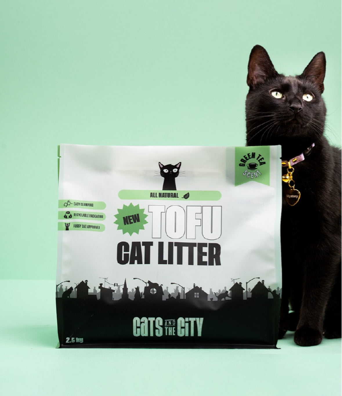 CHARCOAL TOFU CAT LITTER