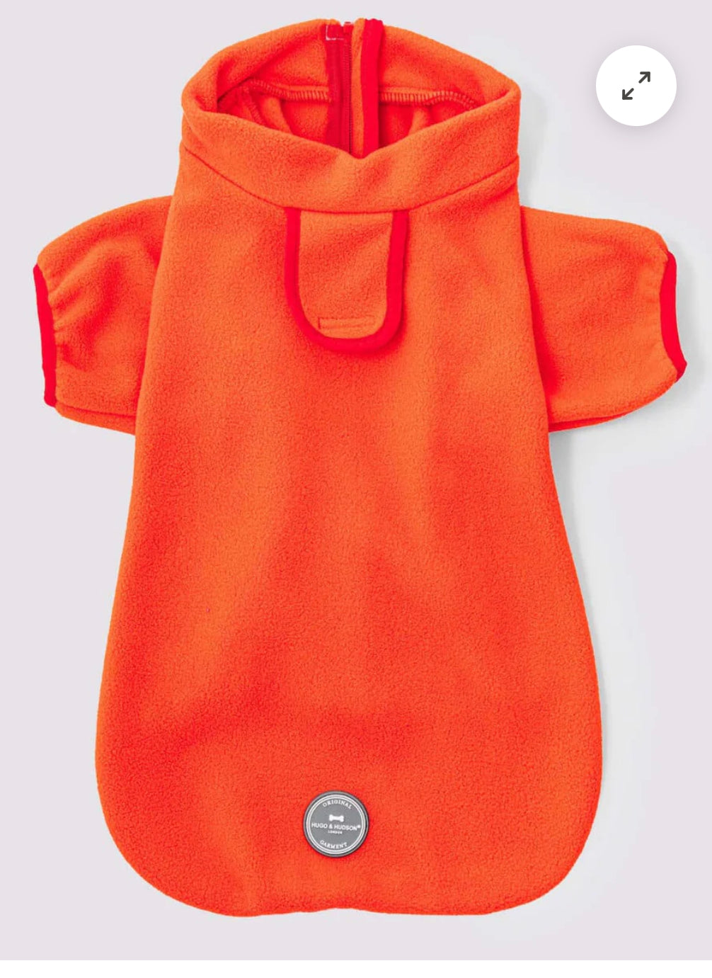 Outdoor Fleece Dog Jacket - Orange or Green