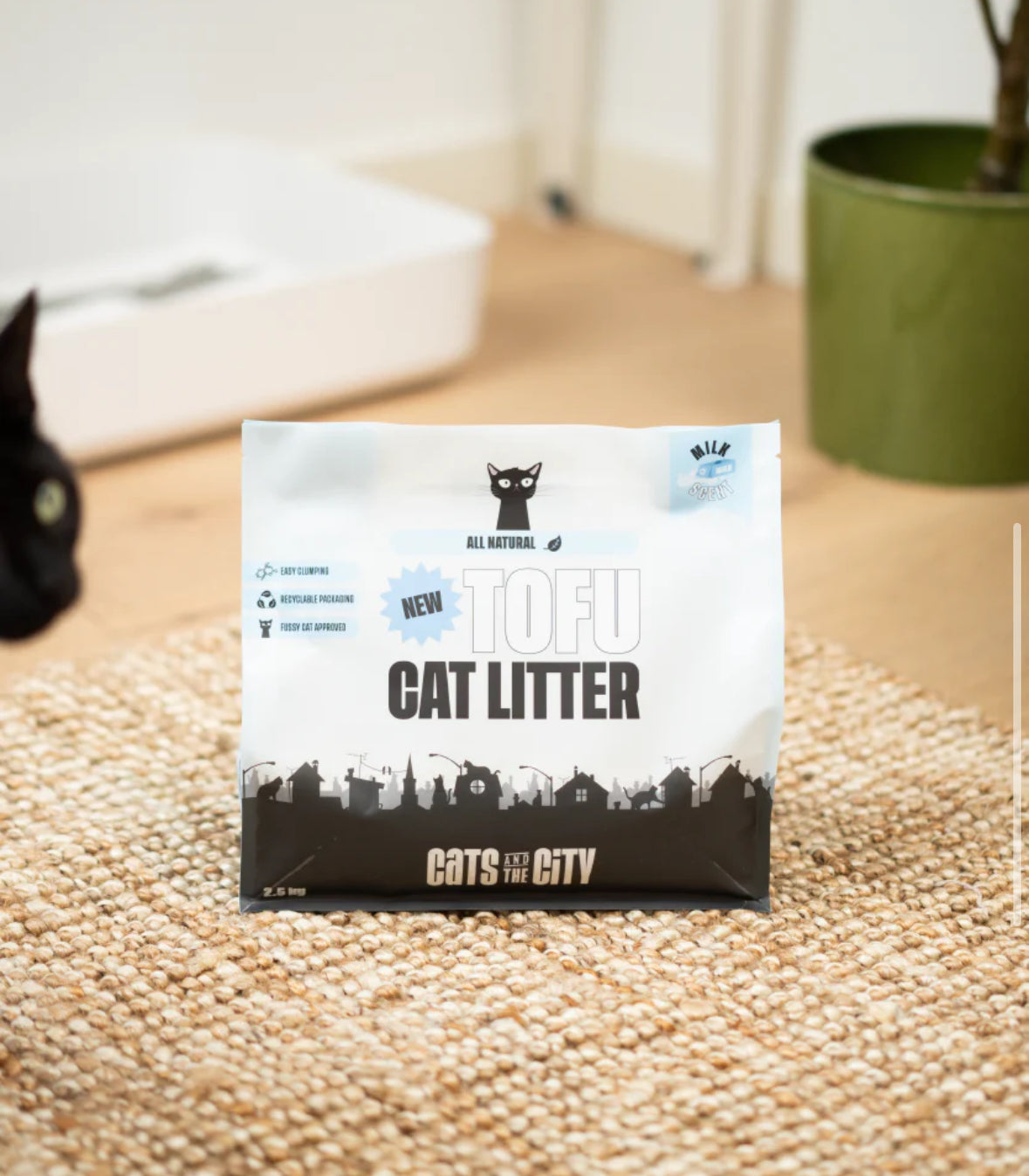 CHARCOAL TOFU CAT LITTER