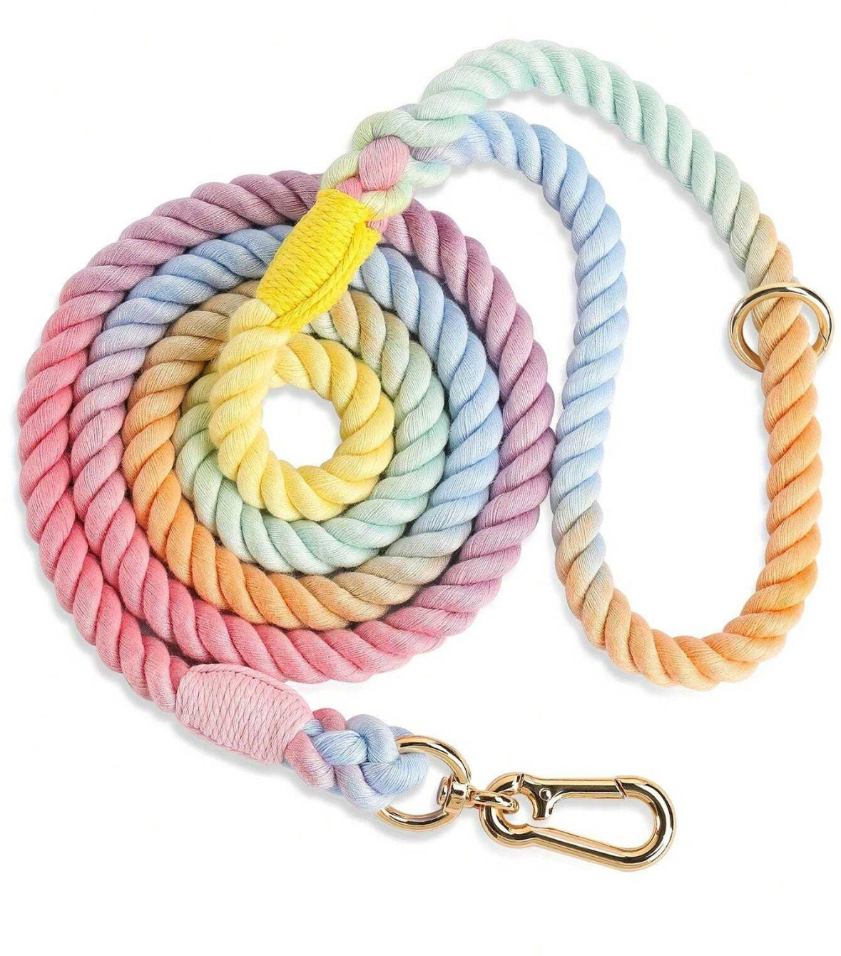 Colorful Braided Durable
Comfortable Pet Leash, Suitable For medium &Large Dogs