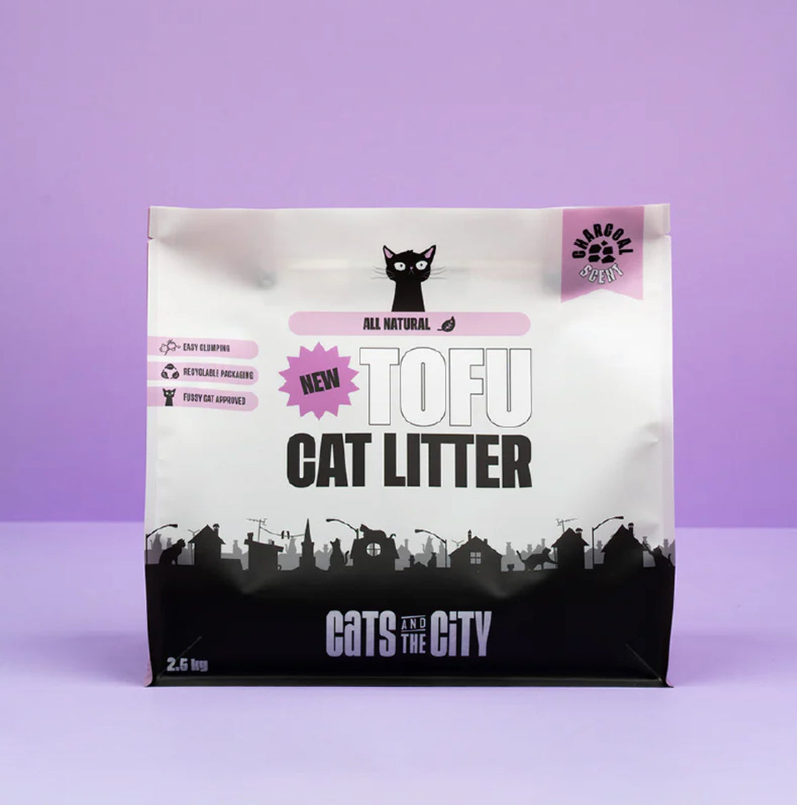 CHARCOAL TOFU CAT LITTER