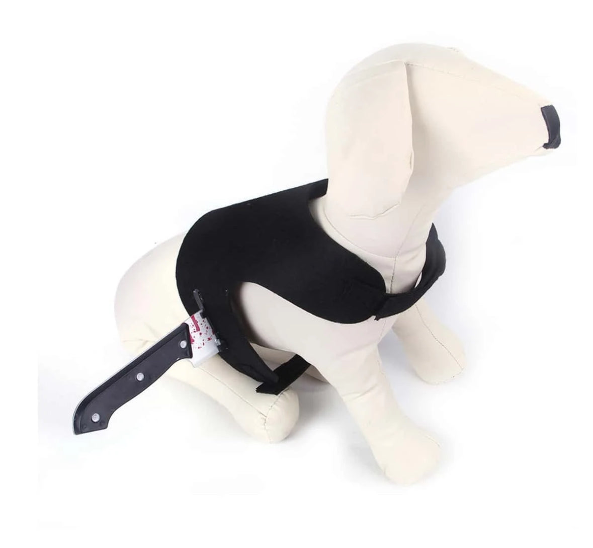 Halloween Dog Cosplay Costume, Funny Bayonet Design Dog Clothes For Halloween