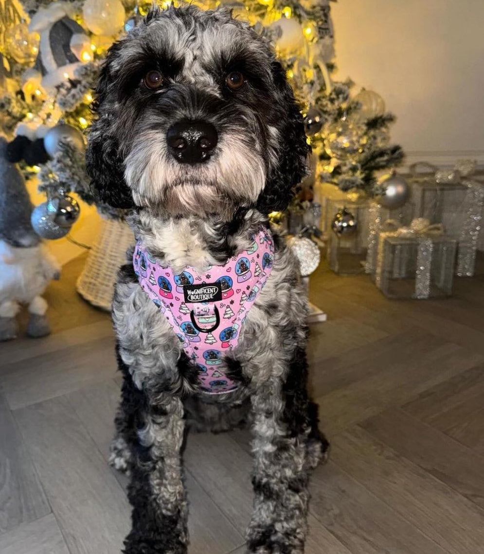 Merry Woofmas Adjustable Dog Harness