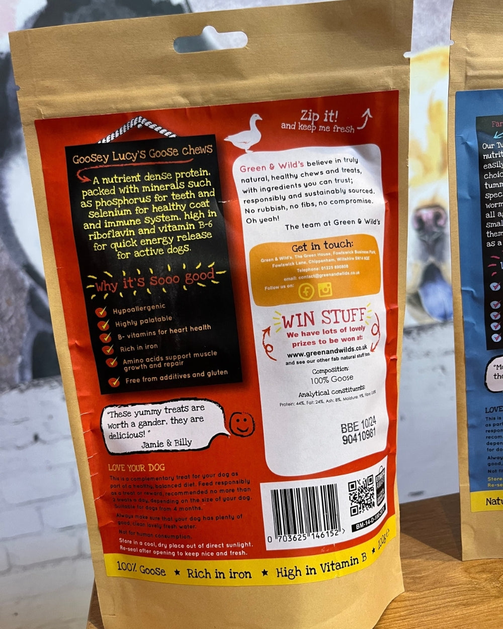 Green and Wilds Natural Dog Treats Bundle