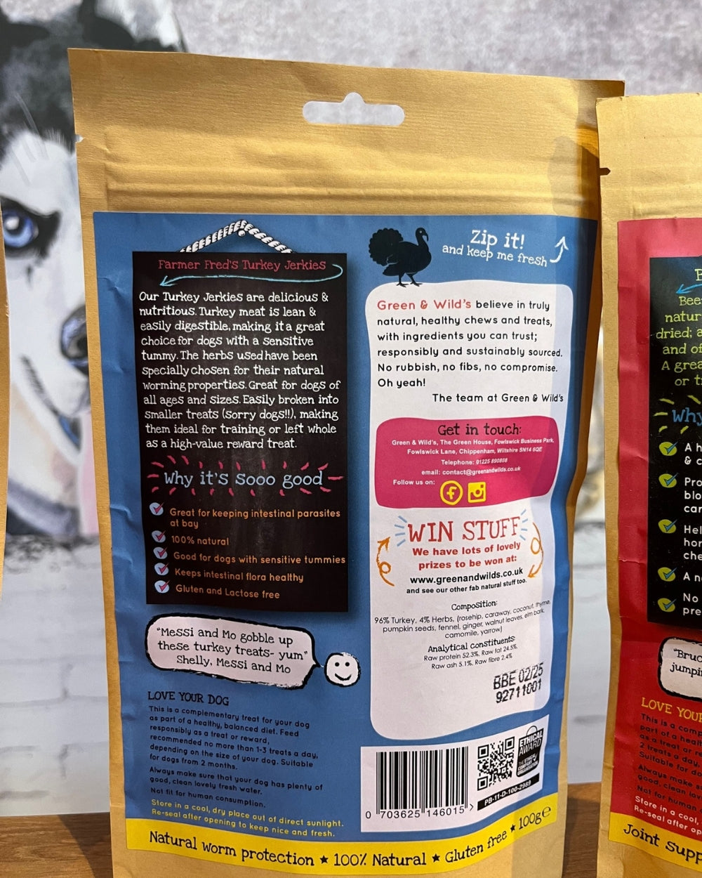 Green and Wilds Natural Dog Treats Bundle