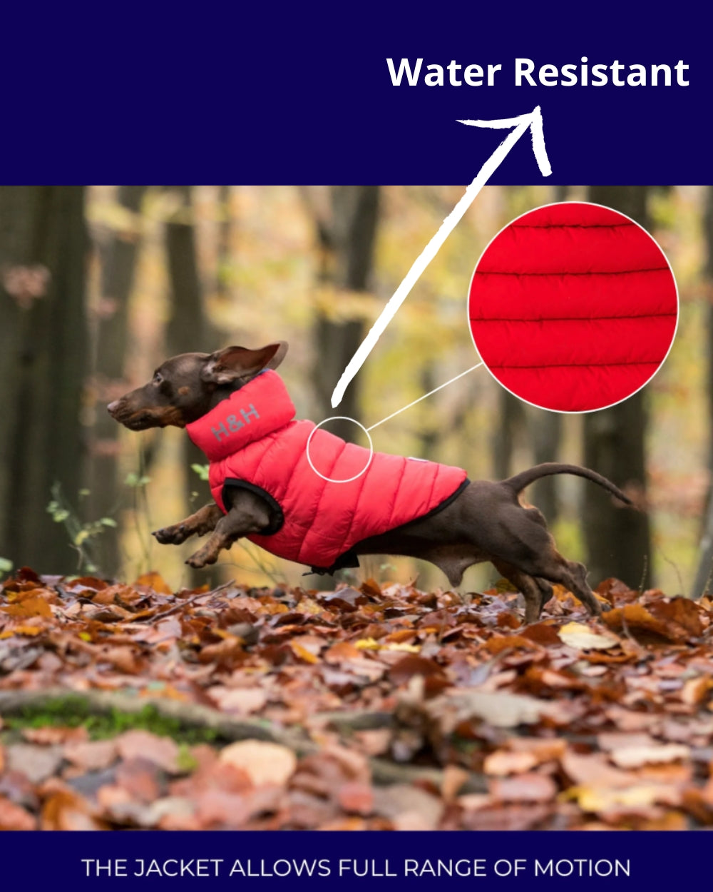 Hugo and Hudson Reversible Dog Puffer Jacket - Pink and Grey - Dog Coat