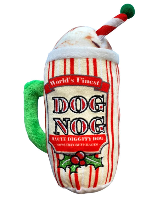 Dog Nog - Holiday Plush Dog Toy Haute Diggity Dog