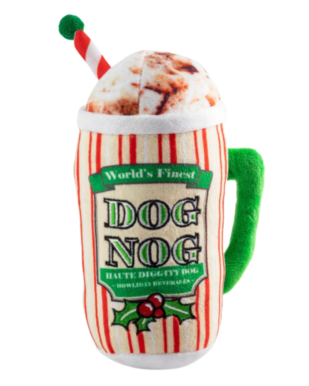 Dog Nog - Holiday Plush Dog Toy Haute Diggity Dog