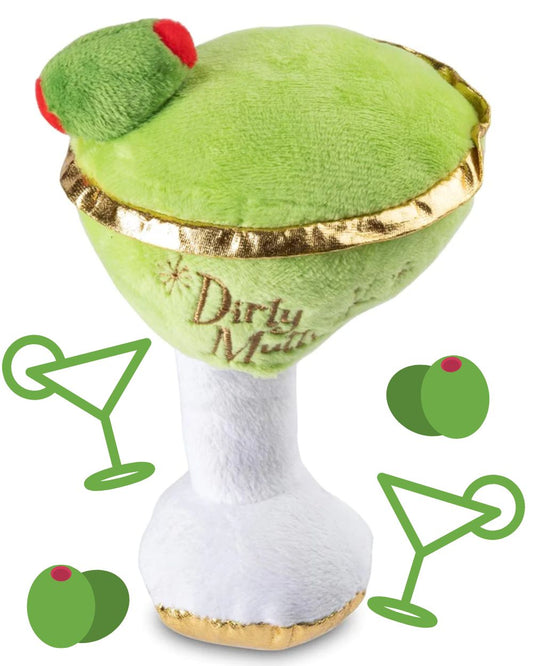 Dirty Muttini Squeaker Plush Dog Toy Haute Diggity Dog