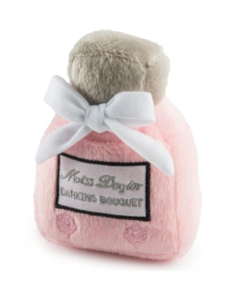 Miss Dogior Perfume Bottle Squeaker Plush Dog Toy Haute Diggity Dog