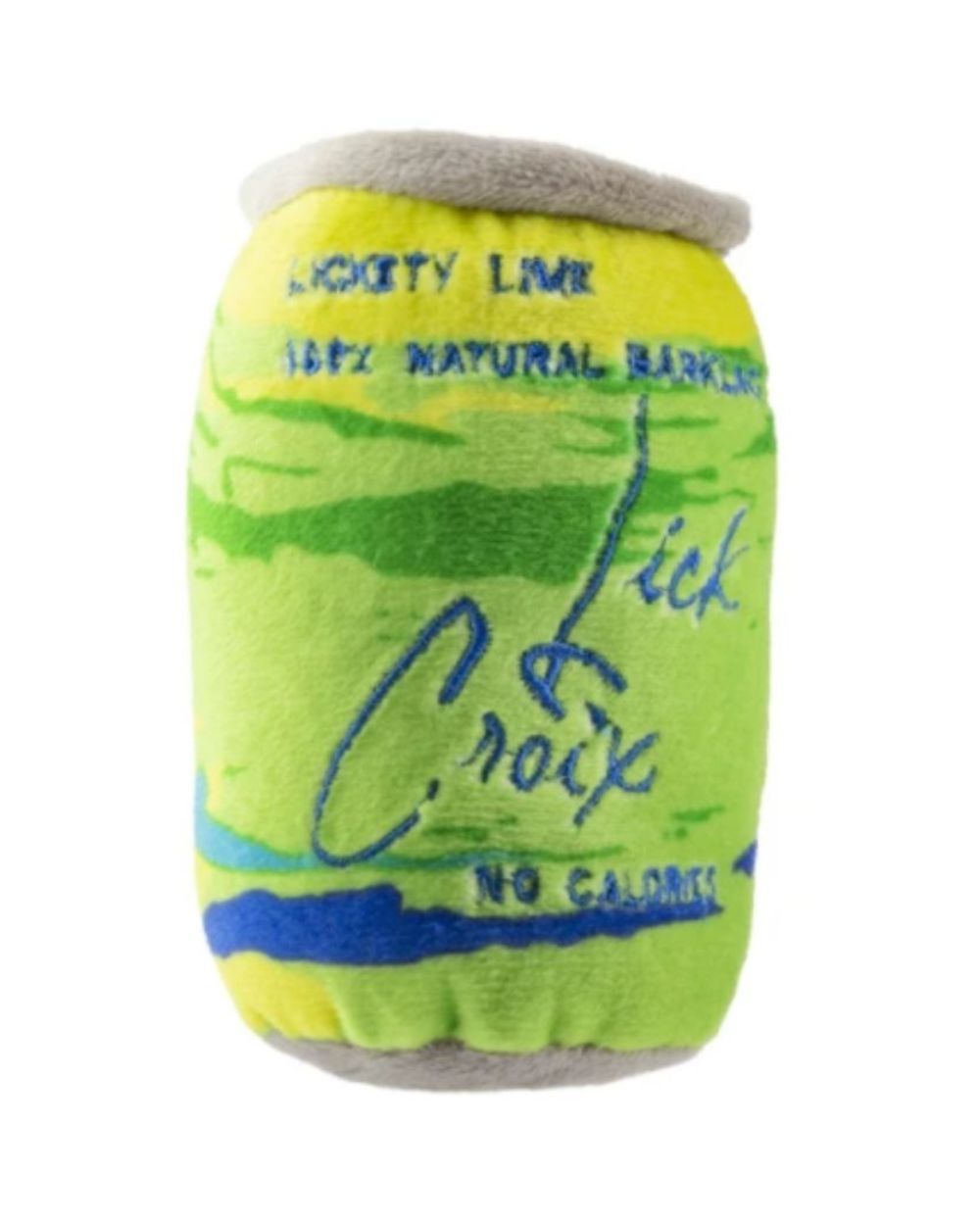 LickCroix Barkling Water Lickety Lime Squeaker Dog Toy