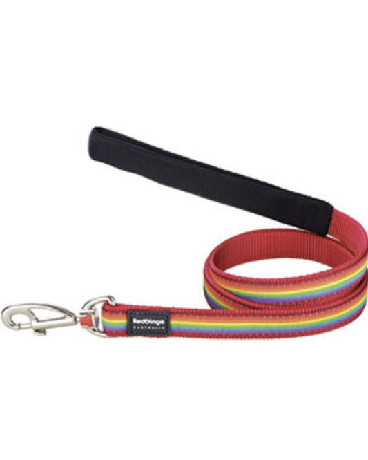 Red Dingo Rainbow Dog Lead Leash