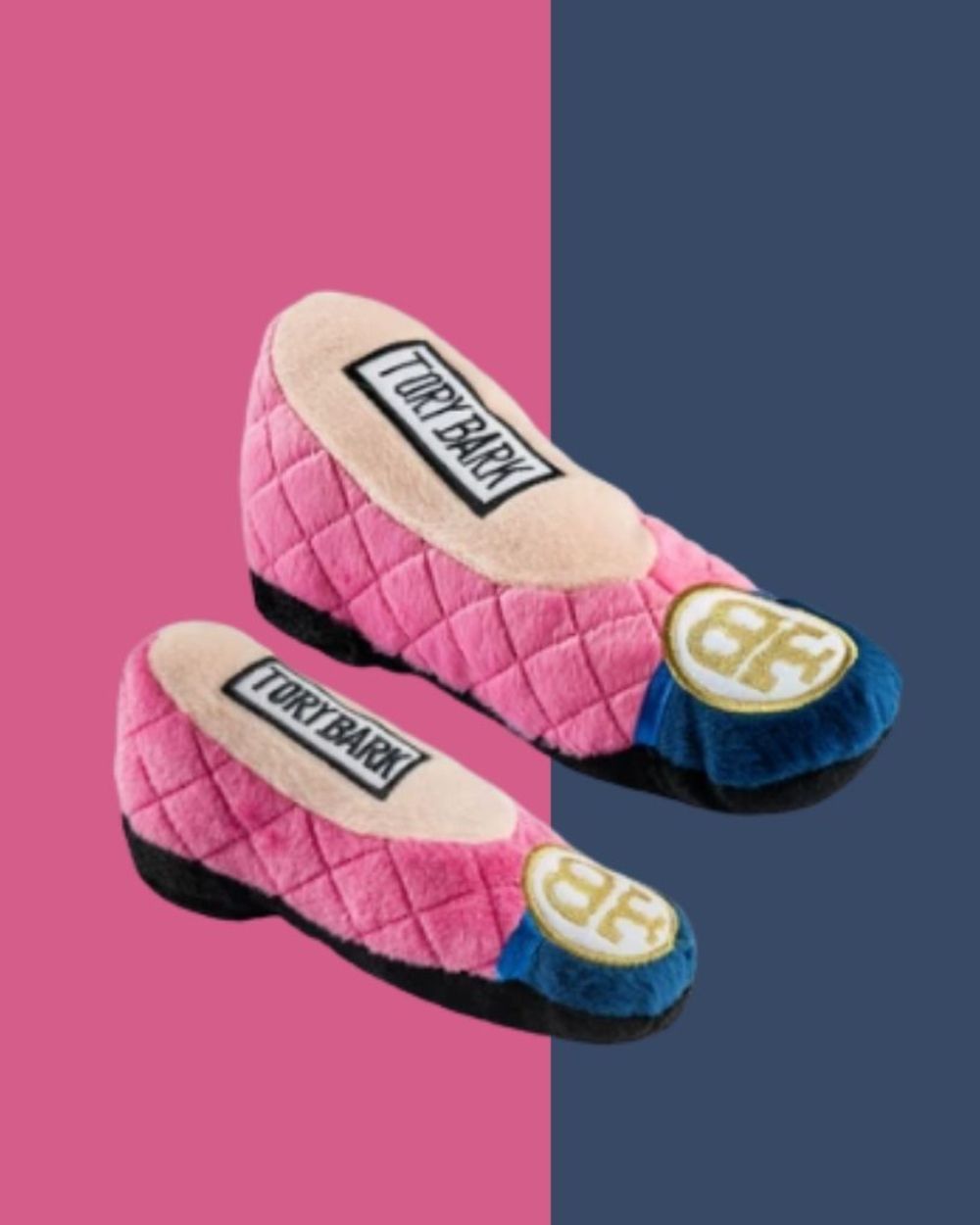 Tory Bark Shoe Squeaker Plush Dog Toy Haute Diggity Dog