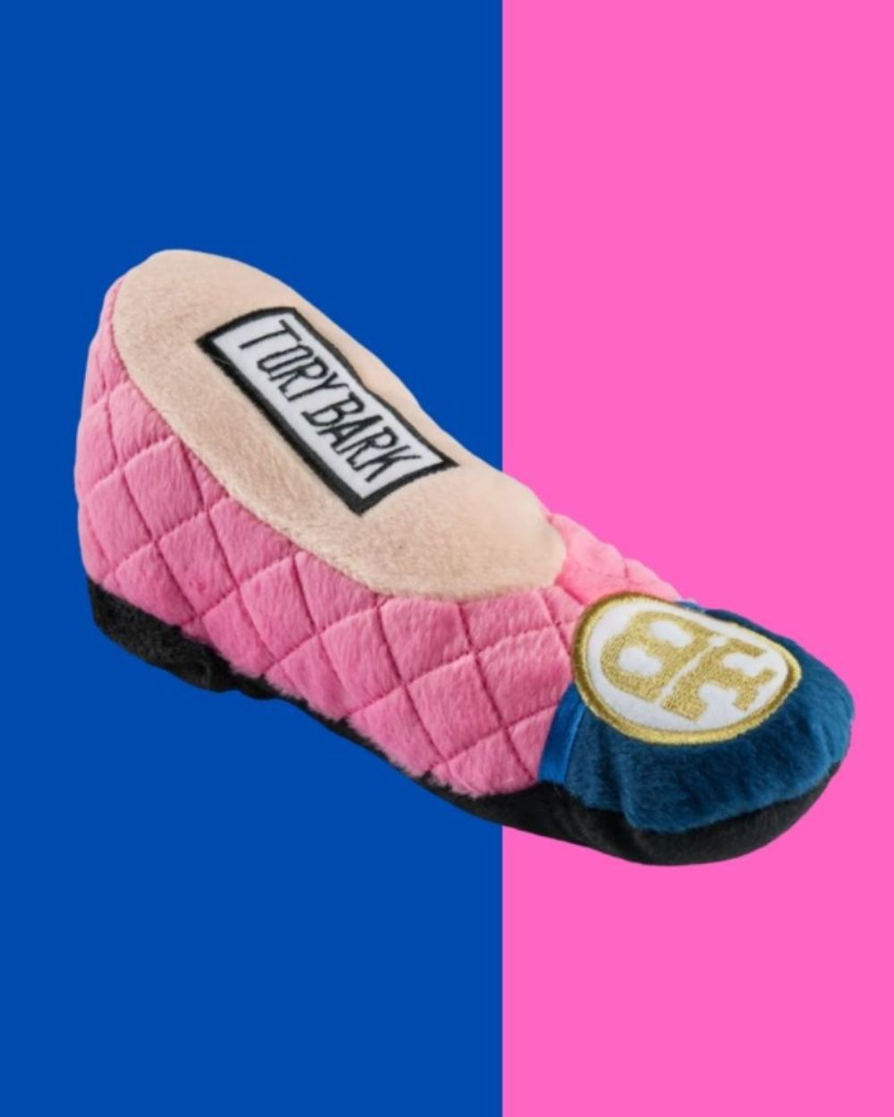 Tory Bark Shoe Squeaker Plush Dog Toy Haute Diggity Dog