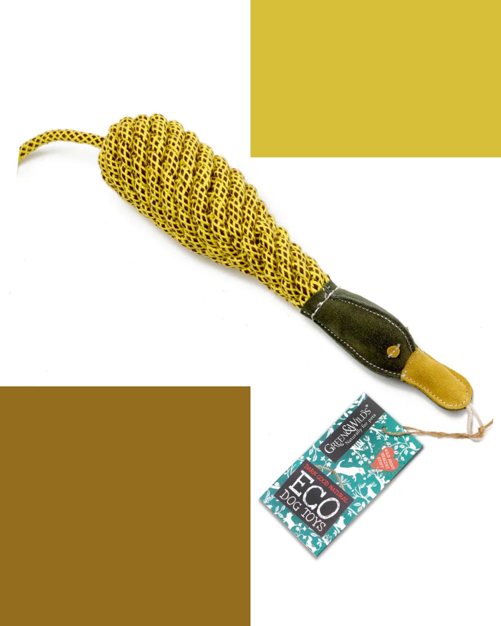 Eco Dog Toy Green and Wilds