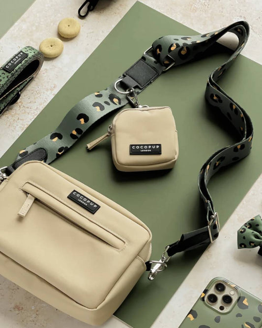 Cocopup London Khaki Leopard Strap