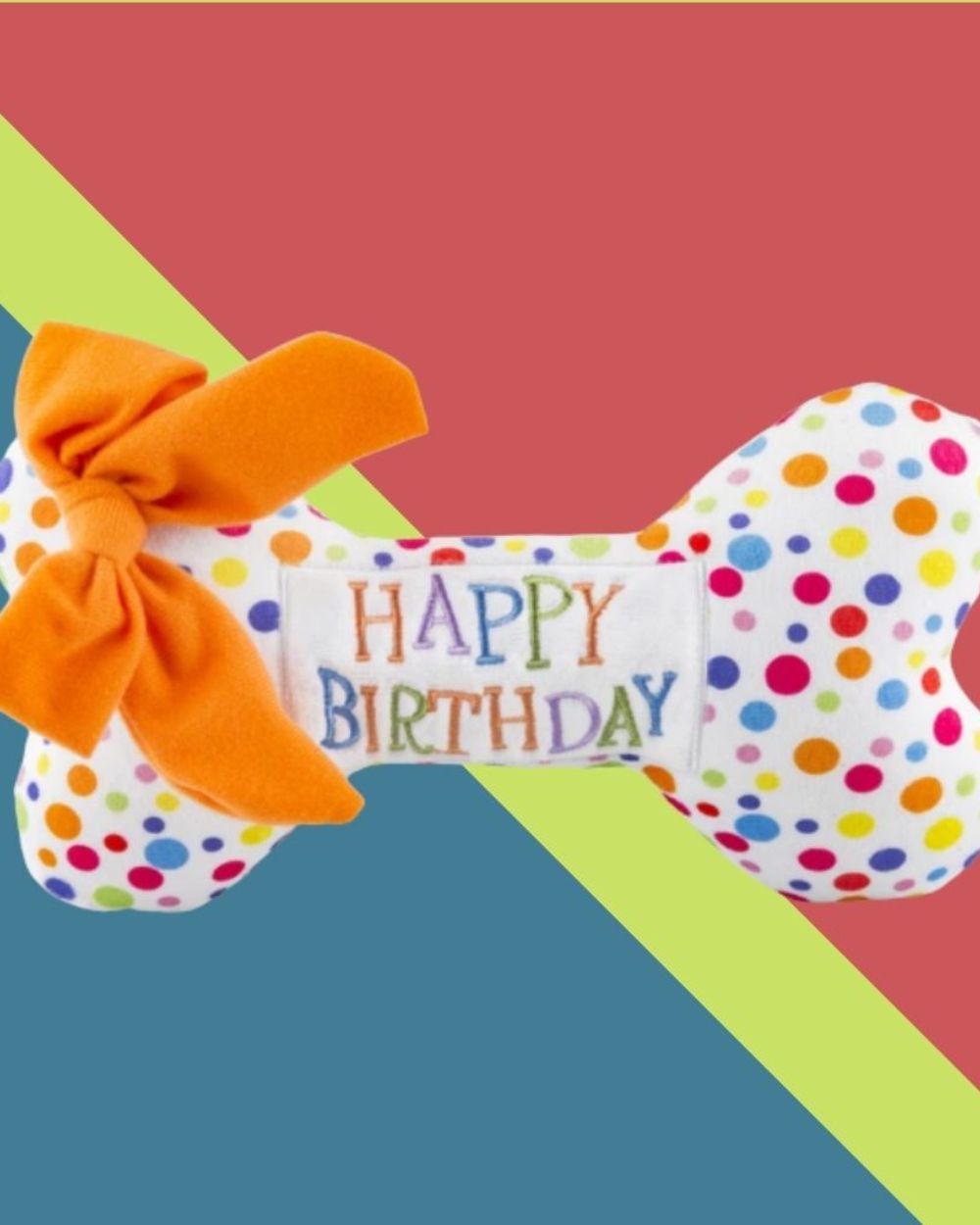 Happy Birthday Bone White Dog Toy – Tongues And Tails Dog Bakery & Store