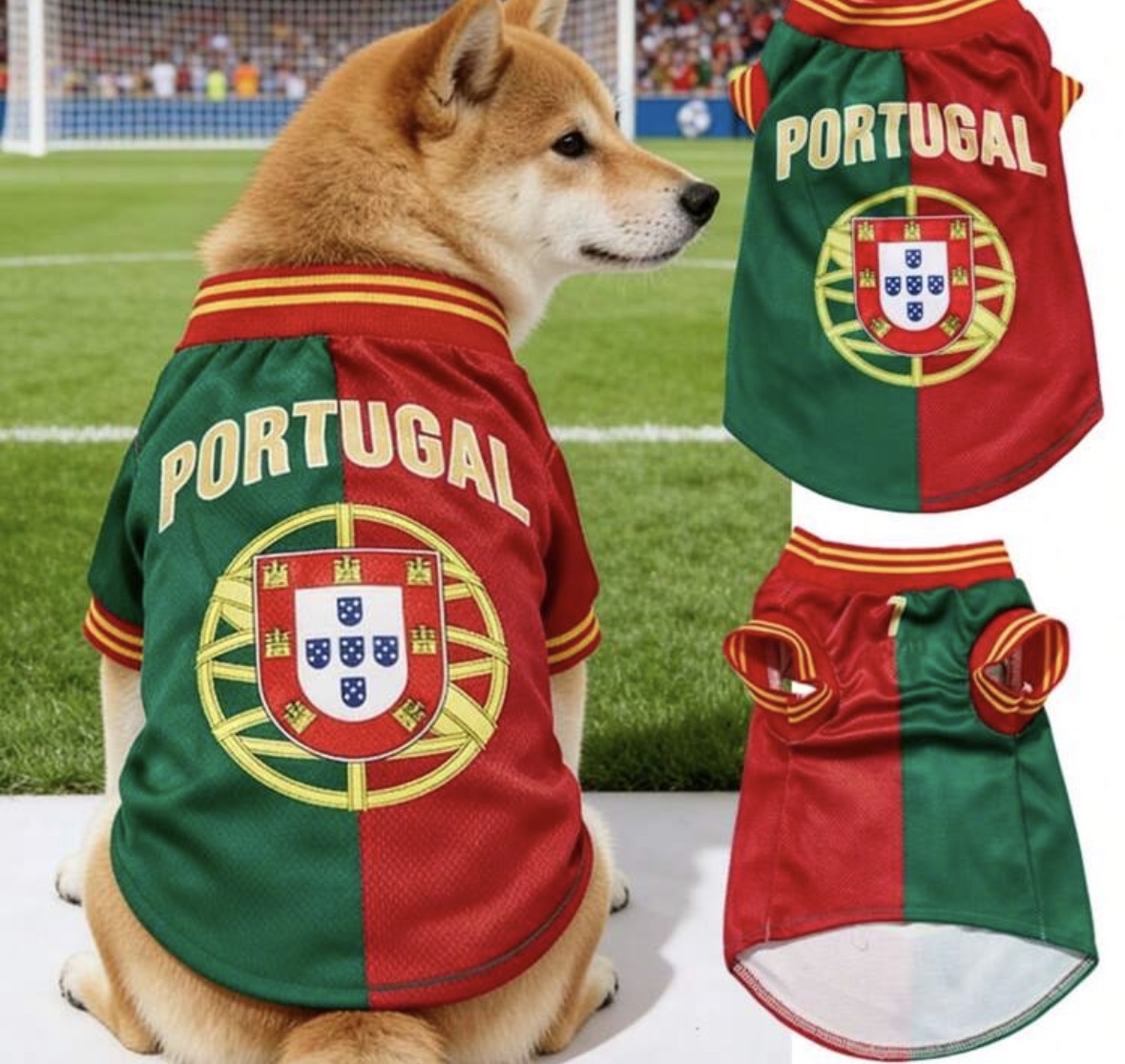 ⚽ World Cup Dog Clothing Collection – International Style for Your Dog pup