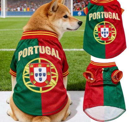 ⚽ World Cup Dog Clothing Collection – International Style for Your Dog pup