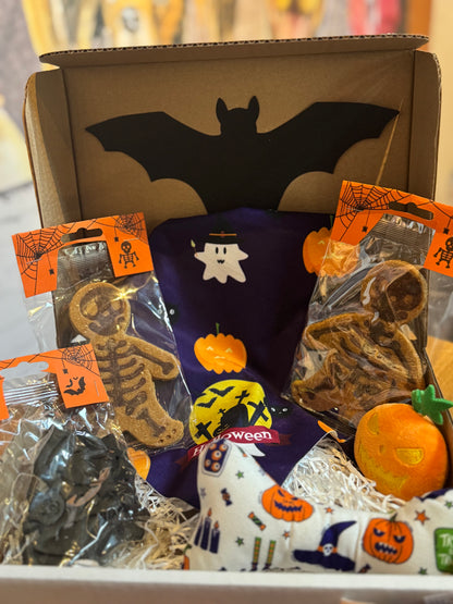 Halloween dog treat box