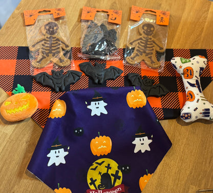 Halloween dog treat box
