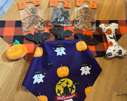 Halloween dog treat box