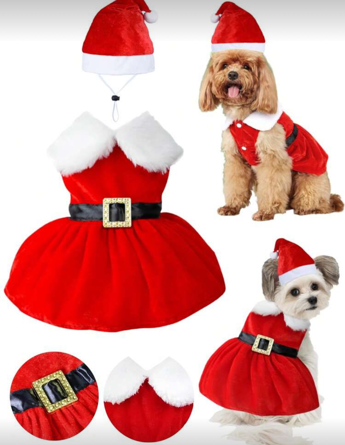 Christmas dress for Dog and Cat