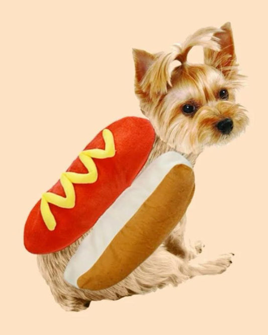 Hot Dog Pet Costume