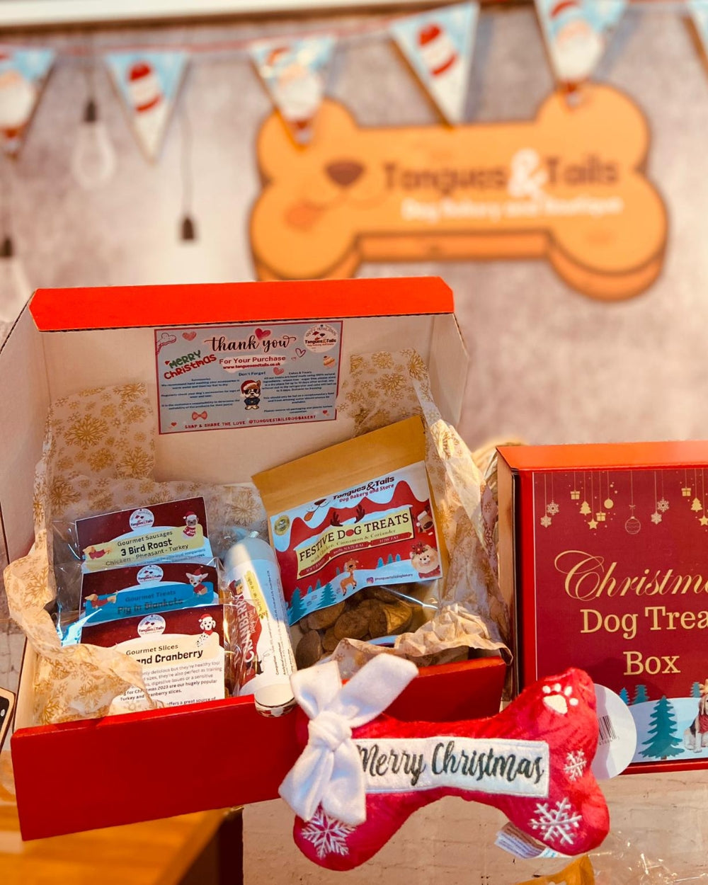 All Natural Dog Treats Christmas Box