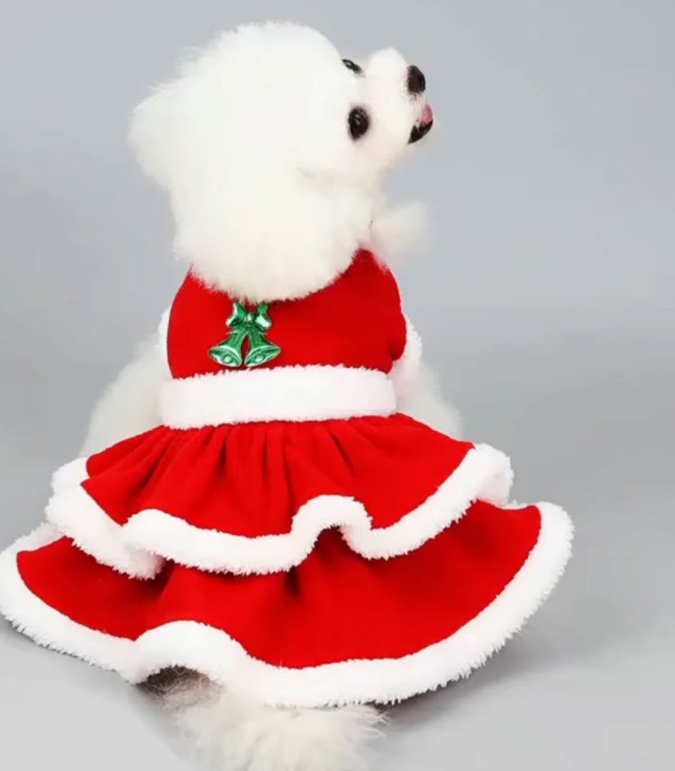 Christmas Dog Dresses Dog
