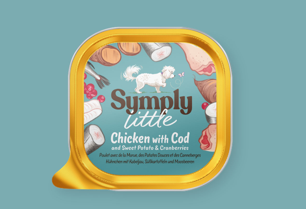 Symply Little
Chicken & Cod Wet Dog Food