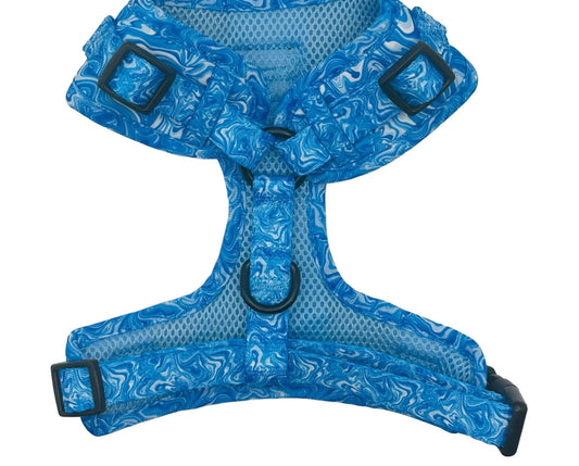 Blue Marble Adjustable Dog Harness