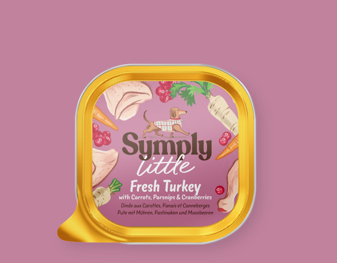 Symply Little
Turkey
100g Wet Dog Food