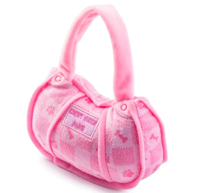 Pink Checker Chewy Vuiton Handbag