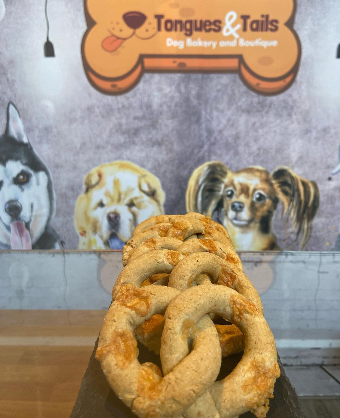 Parmesan pretzels for Dog