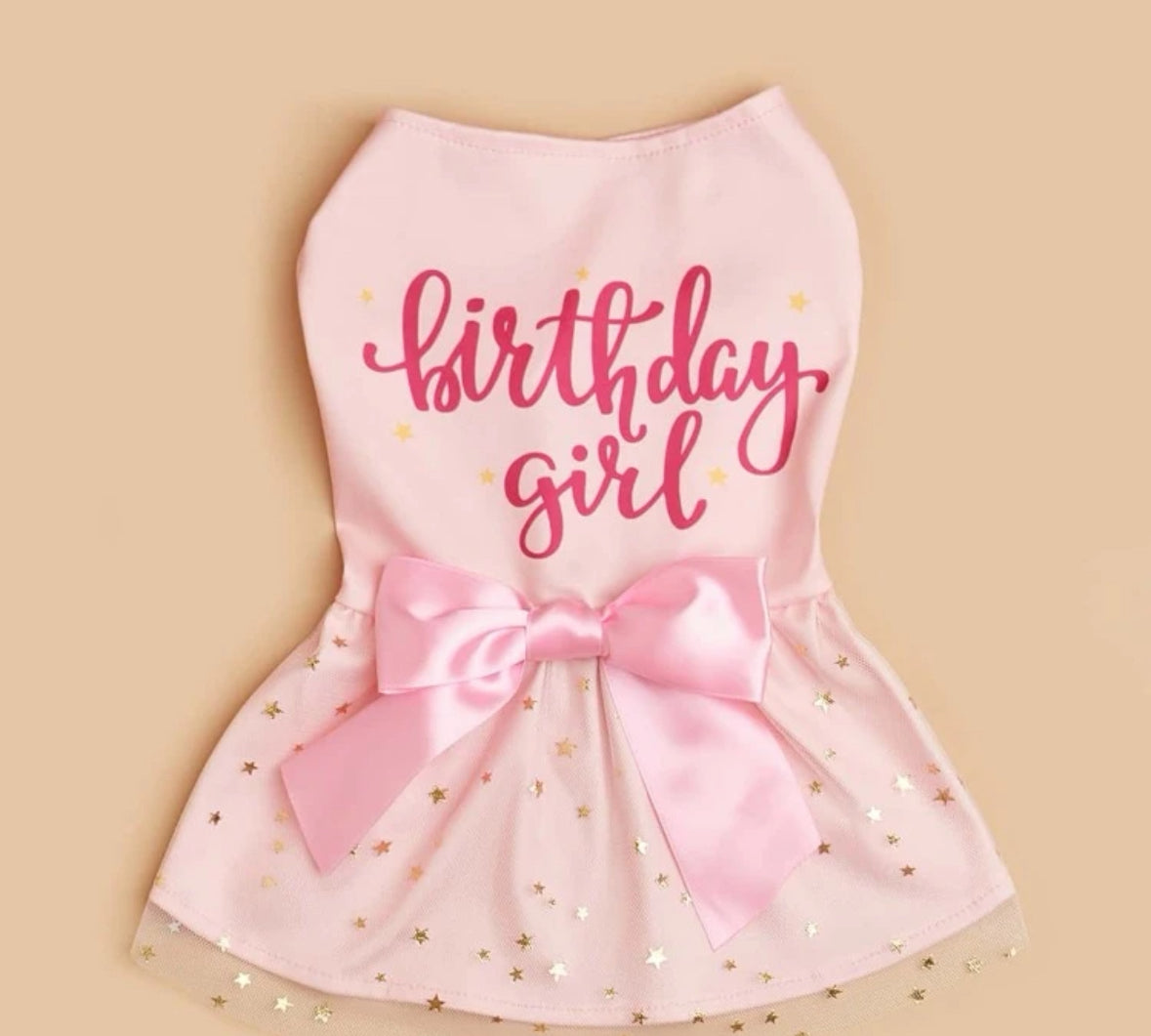 Birthday Dress Pink for Dog Tongues and Tails Dog Bakery & Store Birthday Dress Pink for Dog Tongues and Tails Dog Bakery & Store