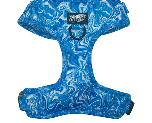 Blue Marble Adjustable Dog Harness