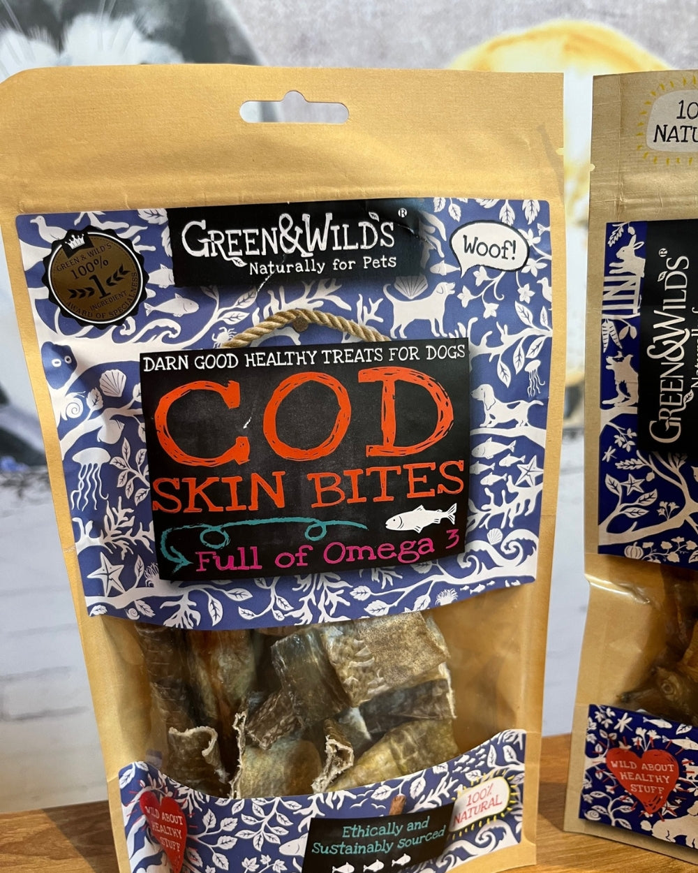 Green and Wilds Cod and Tiddlers Natural Dog Treat