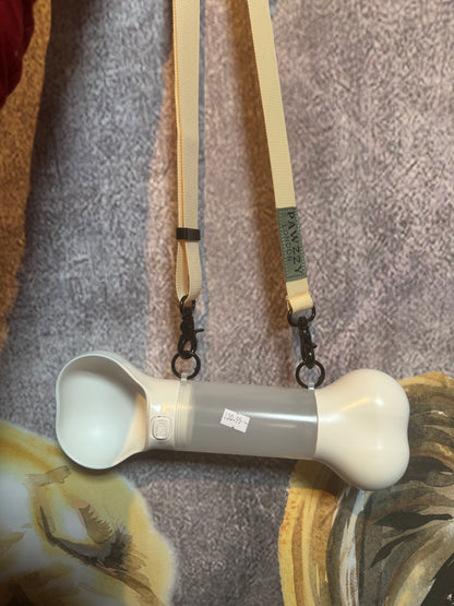 Pet Water Bottle & Waste Bag Storage With Strap BRAND NEW