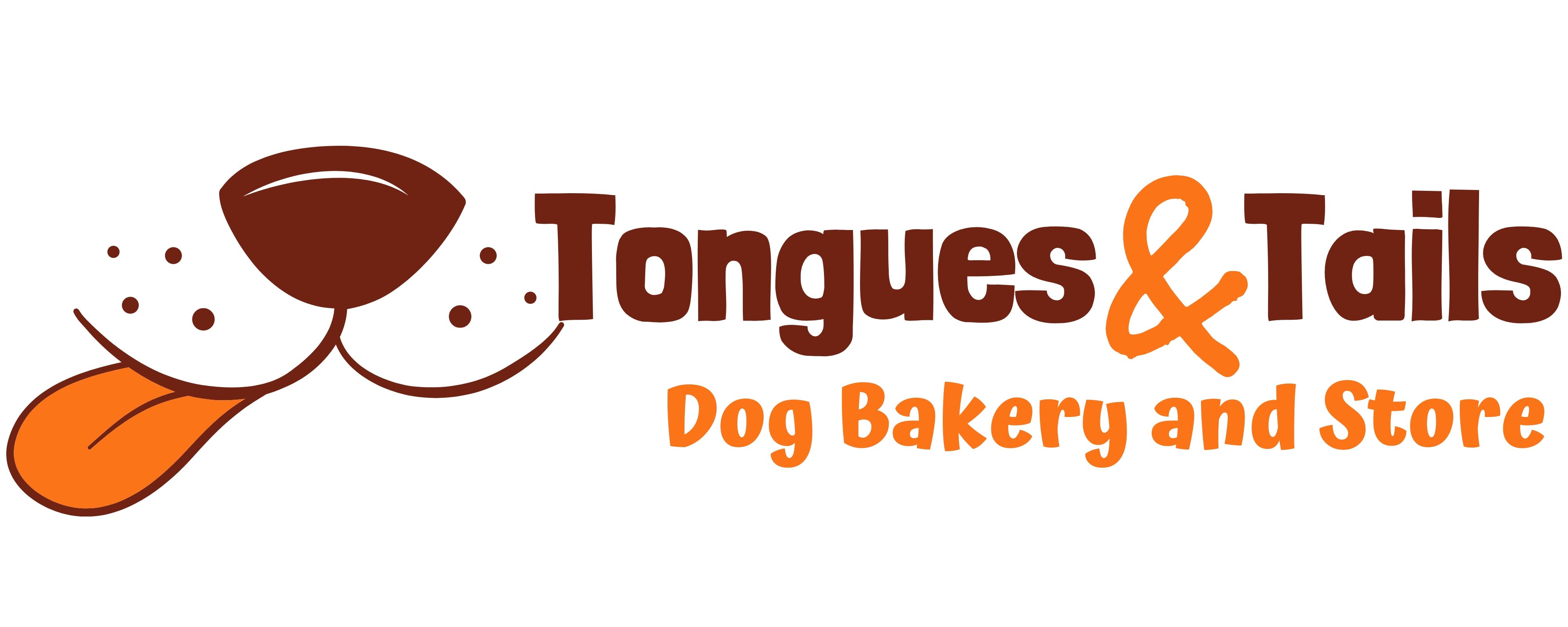 Tongues and Tails Dog Bakery and Dog Store Logo Pet Shop